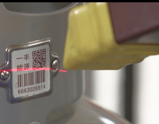 Codice a barre del cilindro del QR Code dell'acciaio 54x37x1.2mm di CNEX 304