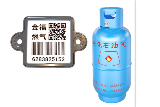Le vendite calde di XiangKang graffiano i codici a barre d'acciaio della bombola a gas della glassa di UID QR 304 della resistenza