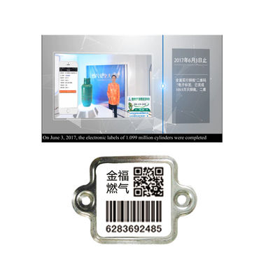 XiangKang in primo luogo valuta il bene astuto del cilindro del codice a barre GPL della glassa d'acciaio UV della protezione 304 che segue l'etichetta