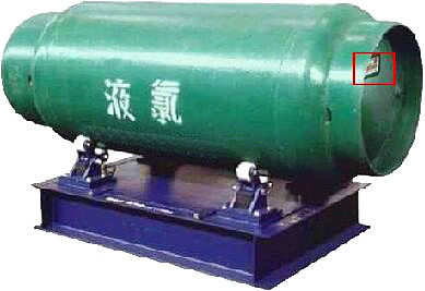 Il gas imbottiglia la resistenza della corrosione liquida del codice a barre del cilindro del cloro