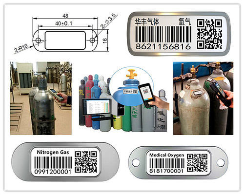 Codice a barre industriale del cilindro di resistenza UV per l'inseguimento della gestione