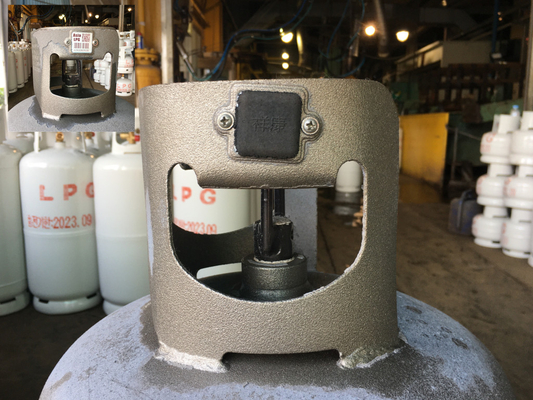 Anti combustione del cilindro dell'etichetta ceramica inossidabile del codice a barre con la copertura di gomma