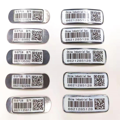 UV industriali dei codici a barre del metallo della bombola a gas anti impermeabilizzano
