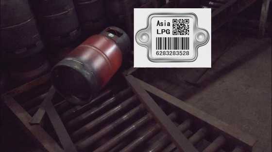 Codice a barre d'inseguimento metal-ceramico di codice del codice a barre SS304 Qr della bombola a gas di GPL