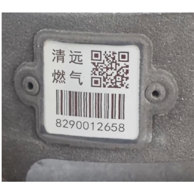 1D codifica l'etichetta del codice a barre del cilindro di GPL che segue Asset Management 53x47mm