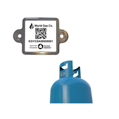 Codice a barre permanente del cilindro di GPL per resistenza chimica in carico di Clinder del gas