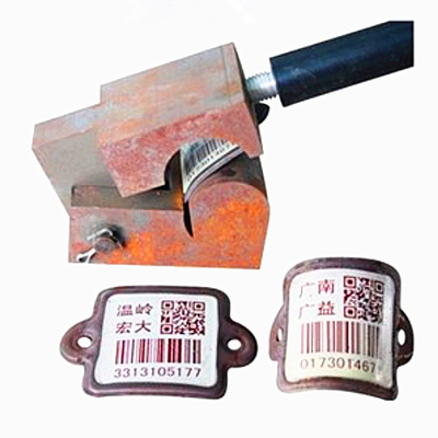 304 resistenza di olio UV d'inseguimento del codice a barre del gas d'acciaio della glassa GPL anti